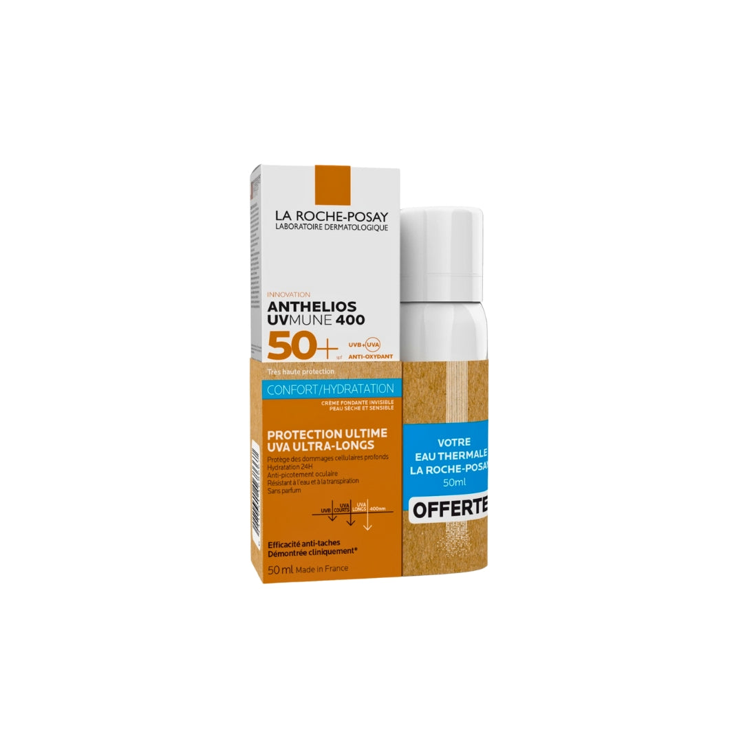 La Roche-Posay ANTHELIOS CRÈME SOLAIRE SPF50+ (Eau Thermale 50ml Offerte) Palais des Épices - قصر التوابل