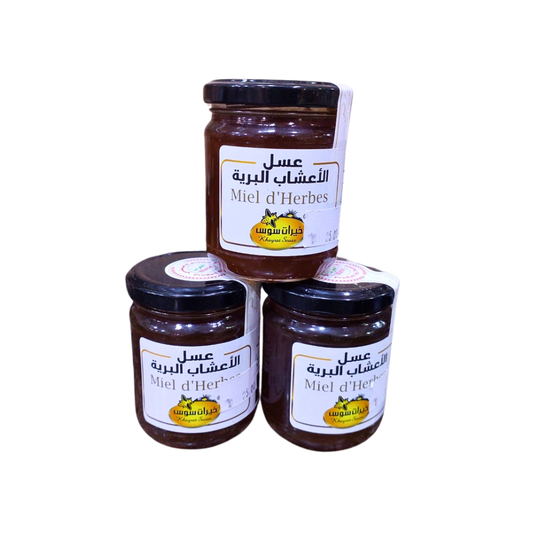 Miel d'Herbes (خيرات سوس) عسل الأعشاب البرية قصر التوابل